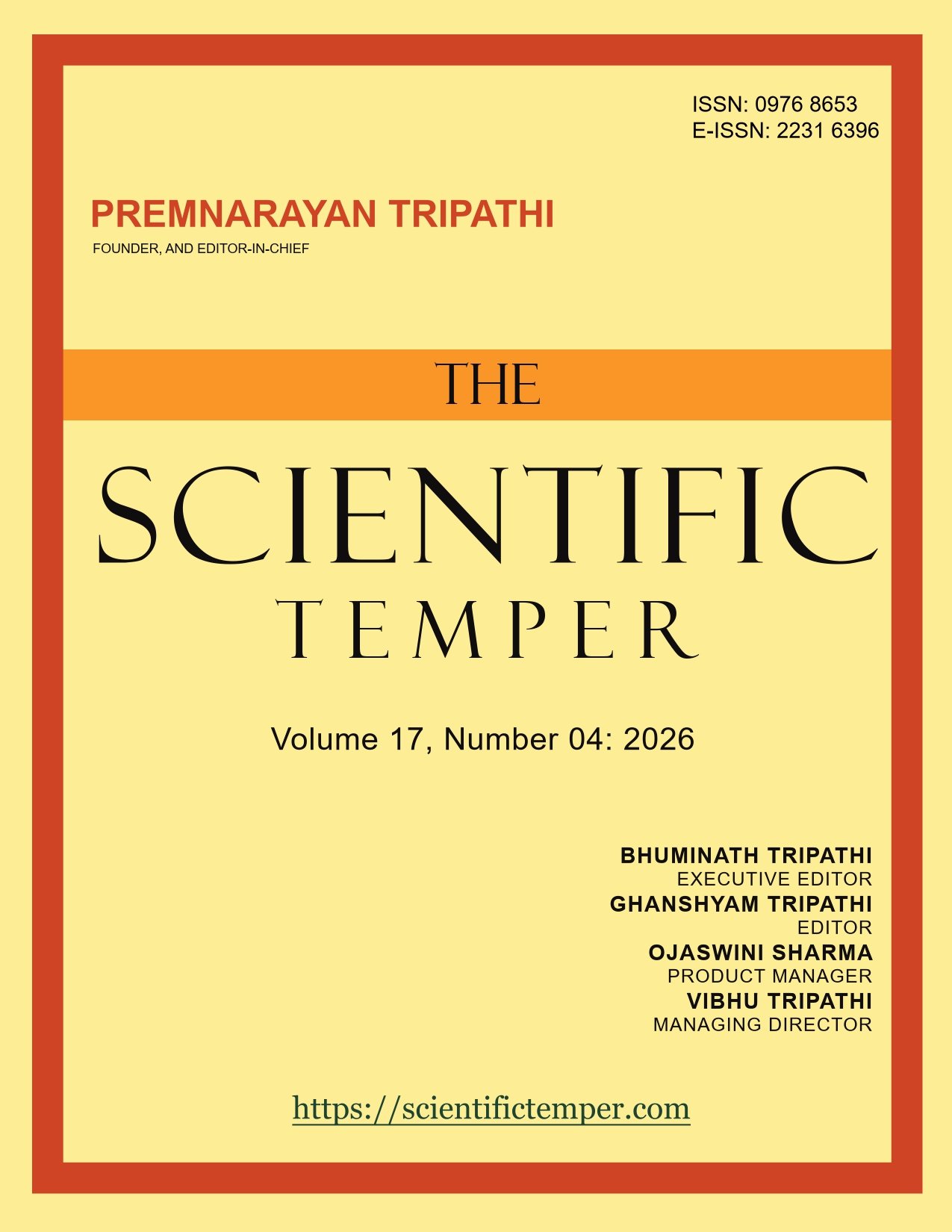 					View Vol. 17 No. 04 (2026): The Scientific Temper
				